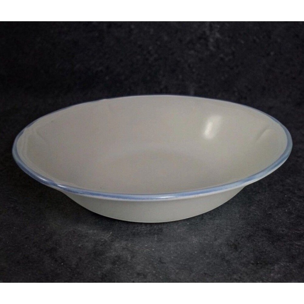 Macy’s The Cellar Odette 9.5” Serving Bowl White Blue Stoneware Replacement